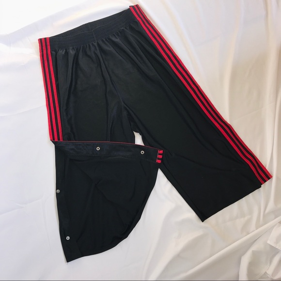 Vintage Adidas Tearaway Snap Button Wide Leg Pants - Picture 2 of 5